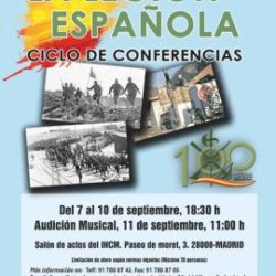 7-10 de septiembre. IHCM. Ciclo conferencias sobre la Legión