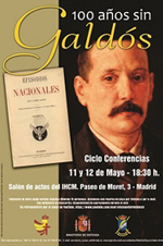 11 y 12 de mayo. IHCM. Jornadas "100 años sin GALDOS"