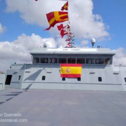 CEREMONIA DEL ALTA EN LA ARMADA DEL NUEVO BUQUE DE TRANSPORTE LOGÍSTICO YSABEL (A-06) DEL EJÉRCITO DE TIERRA
