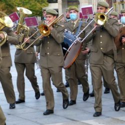 Encuentro de Unidades de Música Militar en Ávila.