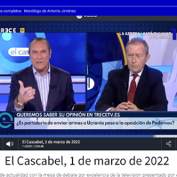 De nuevo, otro asociado de AEME en TRECETV: Almirante Treviño en "El Cascabel"