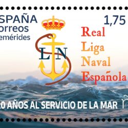 Correos presenta un sello que conmemora 120 años de la creación de la Real Liga Naval Española