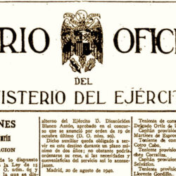 La reorganización en la posguerra civil (XXXII)