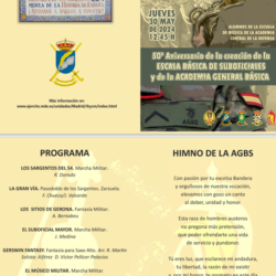 30 de mayo. IHCM. Concierto:50 aniversario de la creación de la AGBS