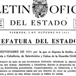 La reorganización de la Guardia Civil . Capitulo VI y VII.  Coronel GC Núñez Calvo.
