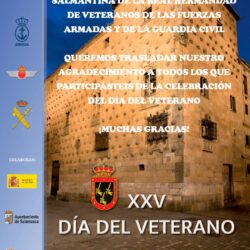 24 de octubre. Celebración del Dia del Veterano en Salamanca