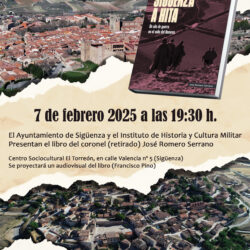 7 y 10  de febrero. IHCM. Presentations de libros en Sigüenza y Guadalajara