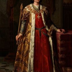 Fernando II de Aragón defendió el Justo Título de España en las Indias .                                                                  Teniente Coronel Garrido Palacios