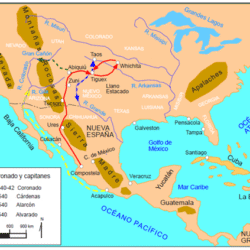 El Gran Cañón de EE. UU. fue descubierto por la expedición de Coronado.                                                          Teniente Coronel Garrido Palacios
