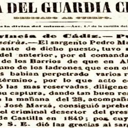 La benemérita en el periodo 1854-1855                                                 Coronel  GC  Nuñez Calvo