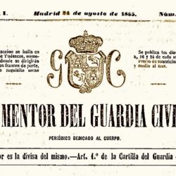 'El Mentor del Guardia Civil', el principio del Boletín Oficial.