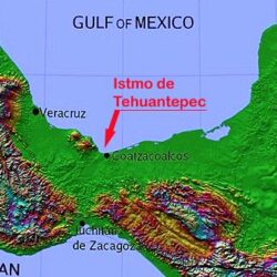Posibilidad de abrir una ruta de comunicación entre los Mares del Norte y Sur por el istmo de Tecoantepeque en Méjico a través del río Coazalcoalcos. Coronel, r Zamorano Garcia